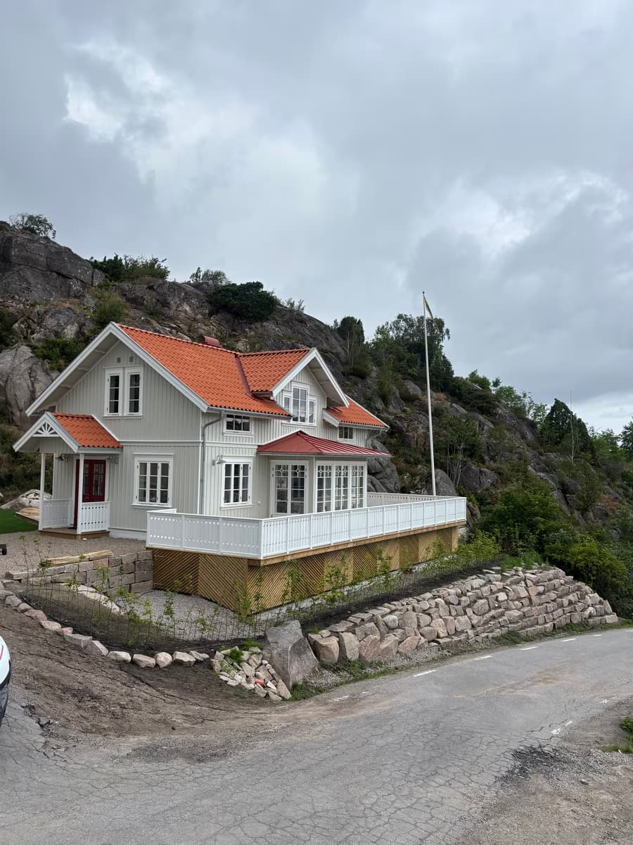 Totalentreprenad med komplett byggprojekt från grund till färdigt hus